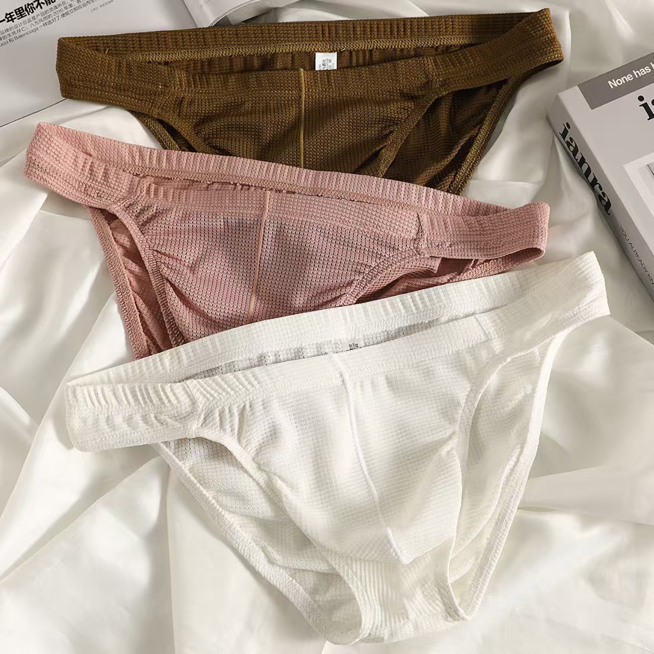 Boxer Shorts Modal - 남성용 여름 초박형 사각팬티 아이스 실크