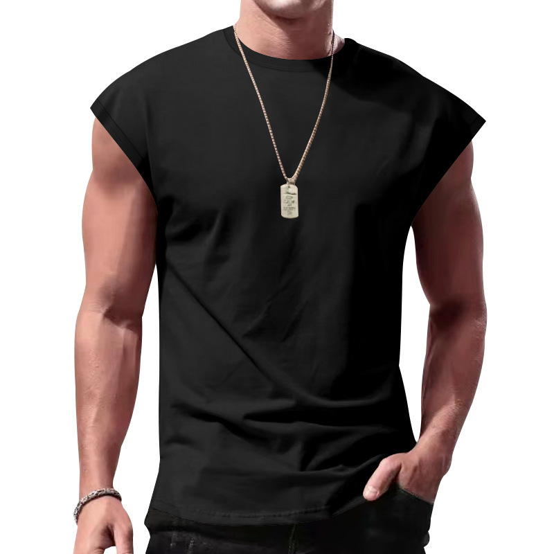 맞춤형 바드 로고 팀 이름 크로스보더 남성 민소매 여름 - Sleeveless Undershirt 리뷰 및 가격